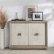 Classic Home Denver Distressed Gray/Weathered Chalk Cabinet-1