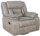 Coaster® Greer Taupe Swivel Glider Recliner-0
