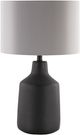 Surya Foreman Black Concrete Table Lamp-0