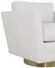 Fairfield® Customizable Libby Langdon Daniels Swivel Chair with Bright Brass Base-5