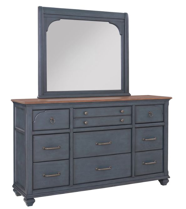 Legends Home Americana Corduroy Blue Dresser-1
