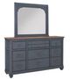 Legends Home Americana Blue Denim/Whiskey Dresser-3