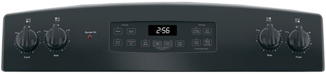 GE® 30" Black Freestanding Electric Range-1