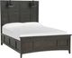 Magnussen Home® Westley Falls Graphite Complete King Lamp Panel Bed-0