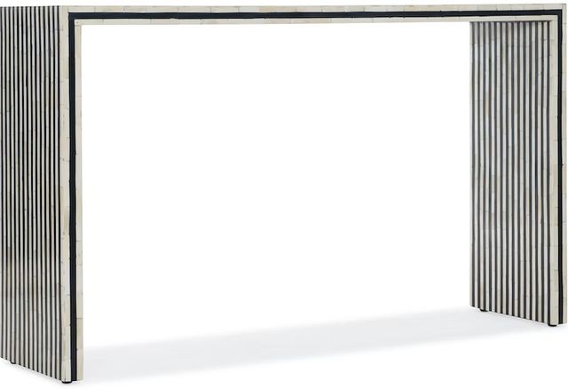 Hooker® Furniture Melange® Stanway Black/White Hall Console Table