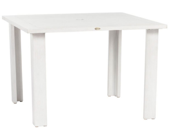 Ratana Limo Whitewash 60" Square Dining Table