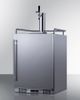 Summit® Commercial 24" Stainless Steel Built-In Outdoor Beer Kegerator-3