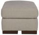 Signature Design by Ashley® Maggie Flax Ottoman-2