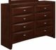 Global Furniture USA Linda Merlot Dresser-0