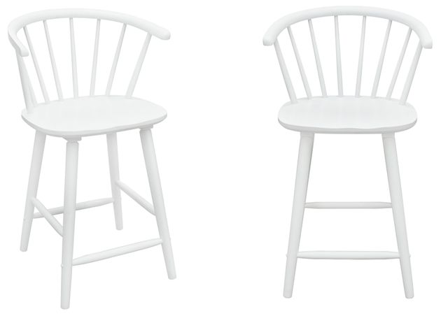 Crown Mark Janna White Counter Stool-3