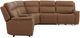 Flexsteel® Sawyer Harvest Leather Power Reclining Sectional with Power Headrests and Lumbar with Custom Layout Options-4