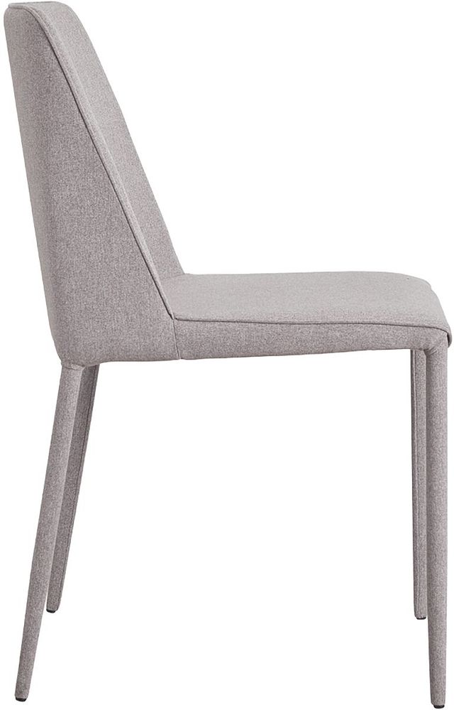 Moe's Home Collection Nora 2-Piece Light Grey Dining Chair Set-2