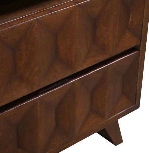 Home Trends & Design Palermo Royal Brown Nightstand-3