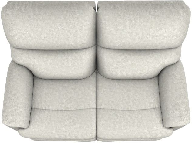 La-Z-Boy® Trouper Dove Power Reclining Loveseat with Headrest and Lumbar-4