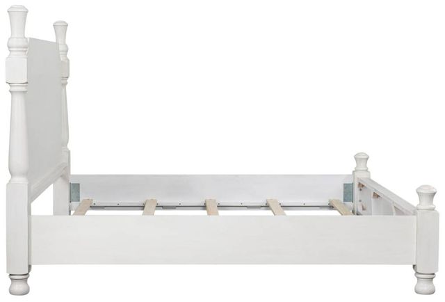 Signature Design by Ashley® Rowlenstown Antique White Queen Poster Bed-2