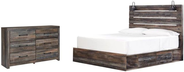 Signature Design by Ashley® Drystan 2-Piece Multi King Panel Bed Set-0