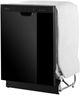 Amana® 24" Black Front Control Built In Dishwasher with Midnight Interior-4