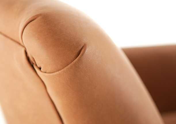 Marshfield Furniture Irene Brown Leather Chair-3