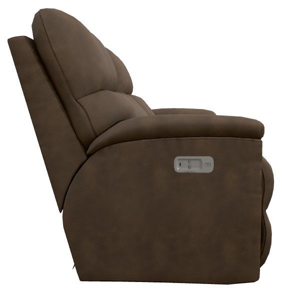 La-Z-Boy® Brooks Ash Power Reclining Loveseat with Console and Headrest-2