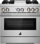 JennAir® RISE™ 36" Stainless Steel Pro Style Dual Fuel Range-0