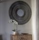 Crestview Collection Clark Black Wall Mirror-1