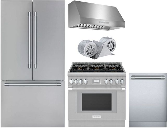 Thermador® 5 Piece Stainless Steel Kitchen Package -0