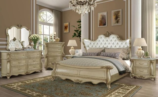 New Classic® Home Furnishings Monique Champagne Nightstand-1