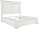 Coaster® McKinney Vintage White California King Panel Bed with LED Lights-1