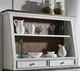 Liberty Furniture River Place Riverstone White/Tobacco Angled Server Hutch-2