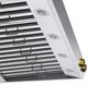 Kucht Professional 48" Stainless Steel Wall Mount Range Hood with Gold Accents-3