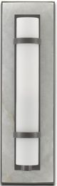 Currey & Company Bagno Bruneau Natural Alabaster/Oil Rubbed Bronze/White Wall Sconce-2