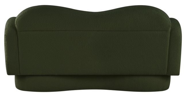 Meridian Furniture Bloom Green Teddy Fabric Loveseat-2