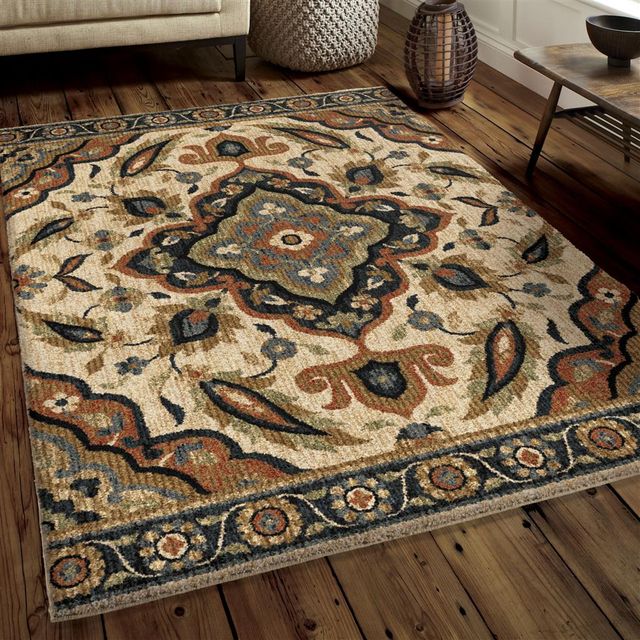 Orian Next Generation Wada Off White 5'3" x 7'6" Rug-1
