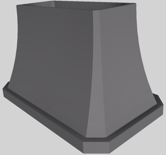 Vent-A-Hood® Designer Series 48" Gunsmoke Island Range Hood-3