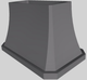 Vent-A-Hood® Designer Series 48" Gunsmoke Island Range Hood-3
