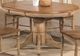 Winners Only® Quails Run Almond Top Pedestal Dining Table with Wheat Base-0