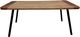 Coaster® Maverick Natural Mango Dining Table with Black Metal Legs-0