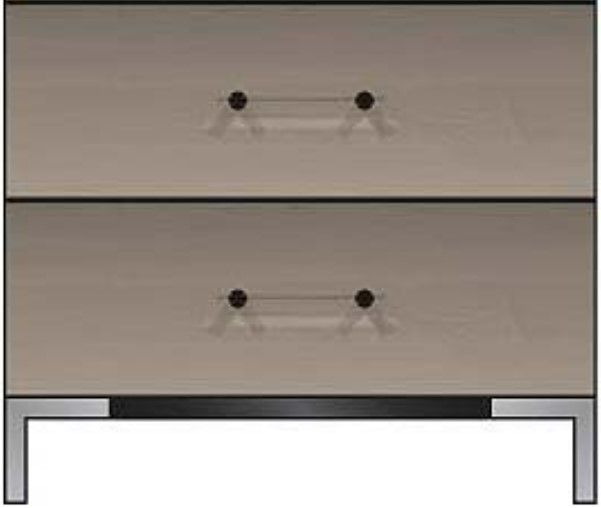 Country View Woodworking Customizable American Modern 5-Drawer Metal Legs Chest-1