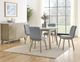 Steve Silver Co. Vida Burnished Blonde/White Dining Table-3