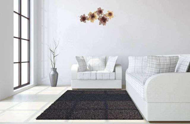 Classy Art Purple Flowers Wall Decor-2