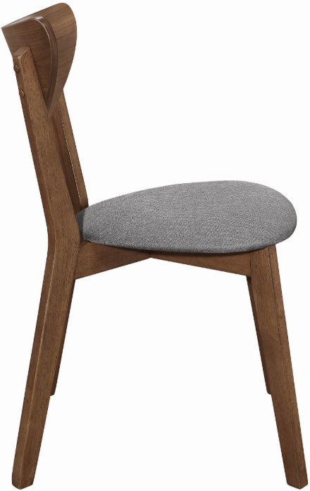 Coaster® Alfredo 2-Piece Upholstered Dining Chairs Natural Walnut-2