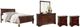 Signature Design by Ashley® Alisdair 5-Piece Dark Brown King Sleigh Bed Set-0