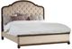 Hooker® Furniture Leesburg Alabaster/Mahogany King Upholstered Panel Bed-0