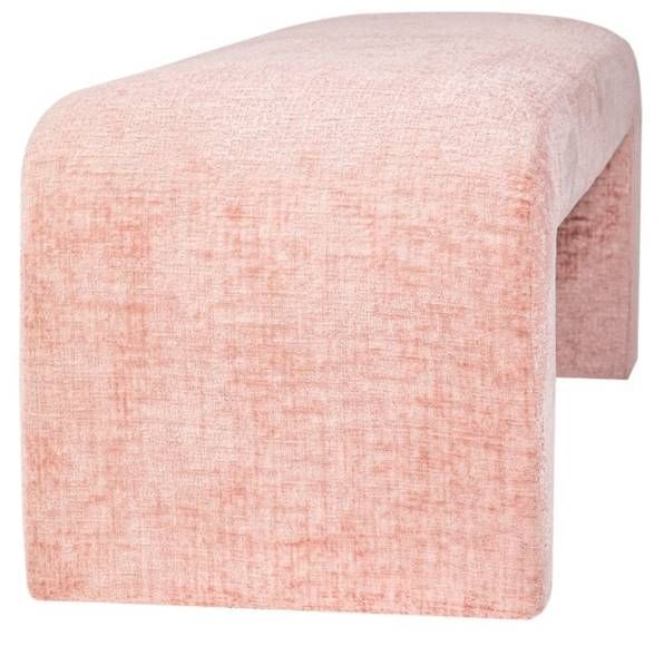 Jofran Inc. Sophia Pink Small Bench-3