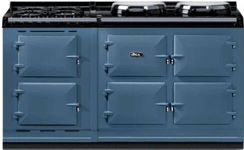 AGA™ eR7 160 Classic Cast Iron 63" Dartmouth Blue Pro Style Dual Fuel Range-0