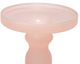 A & B Home 2-Piece Frosted Pink Pedestal Glass Candle Holder Set-3