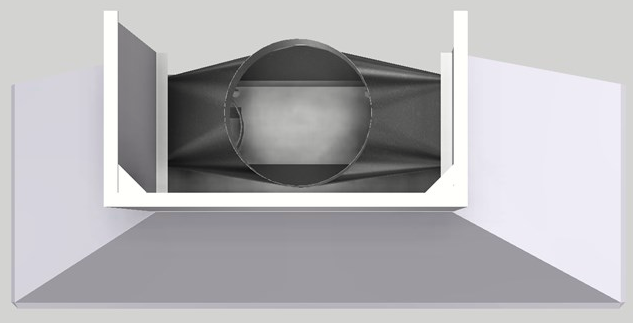 Vent-A-Hood® 66" White Wall Hood-1