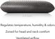 Malouf® Z Zoned Dough® + Bamboo Charcoal King Mid Loft-4