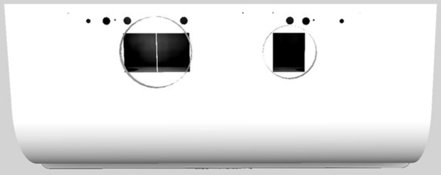 Vent-A-Hood® 48" White Retro Style Under Cabinet Range Hood-2
