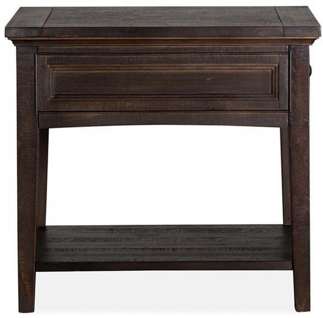 Magnussen Home® Westley Falls Graphite End Table-3